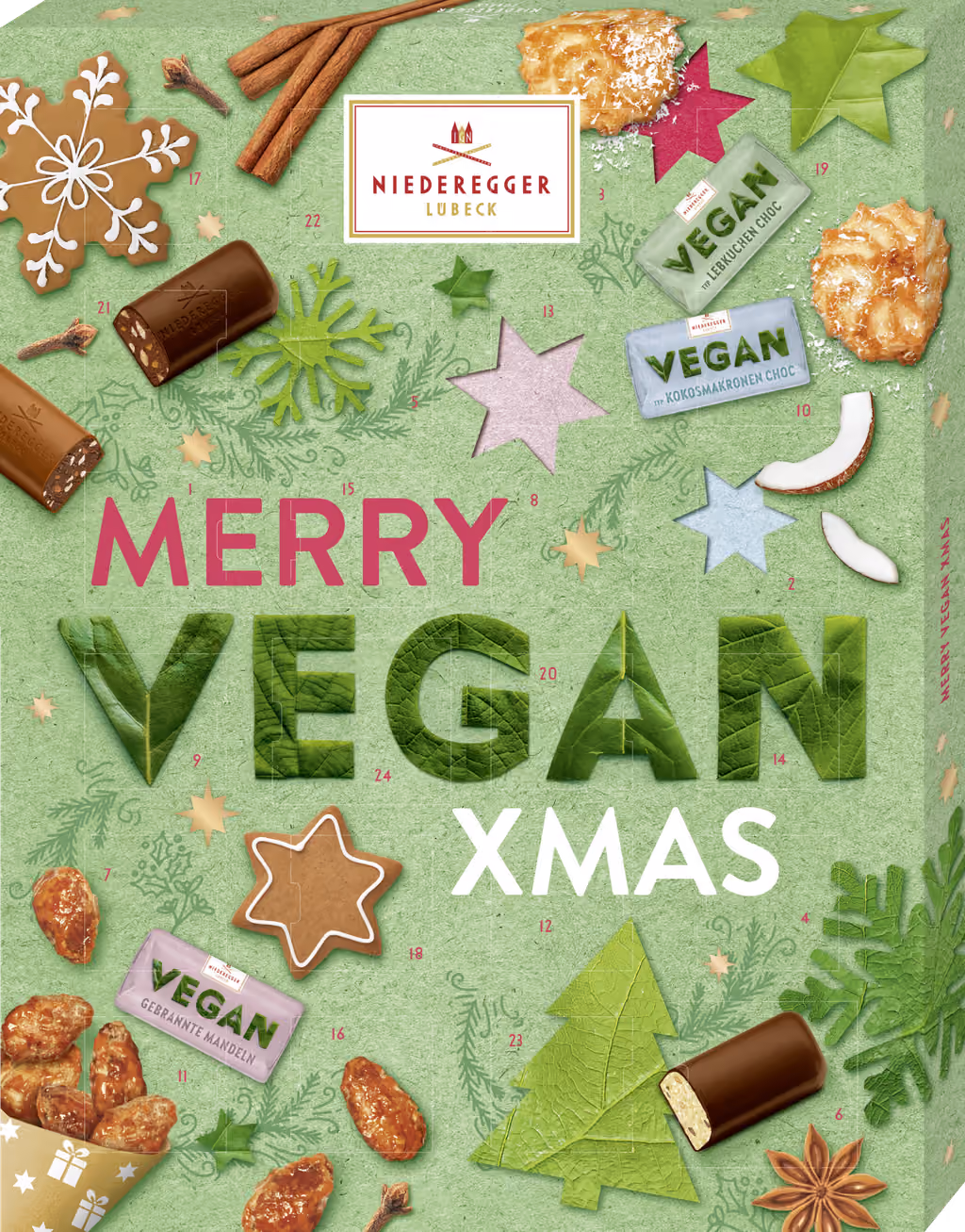 Niederegger Merry Vegan Xmas Advent Calendar 2026, Niederegger advent calendar