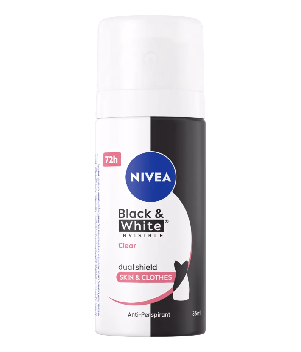 Black & White Invisible Clear Anti-Perspirant Spray, 2 pieces